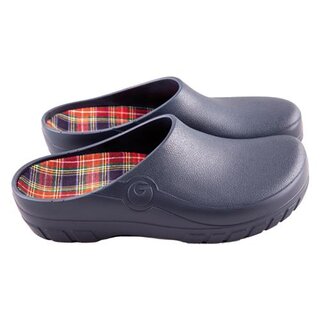 Gardy Gartenschuhe (Jolly) Galosche Clog blau Gr. 35 bis 47 mit offener Ferse