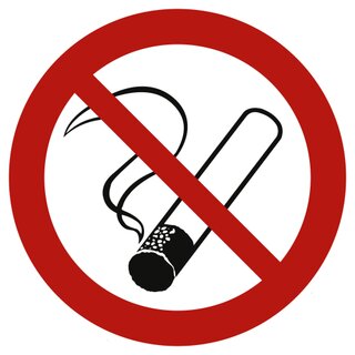 Hinweisschild-Rauchen verboten 20cm